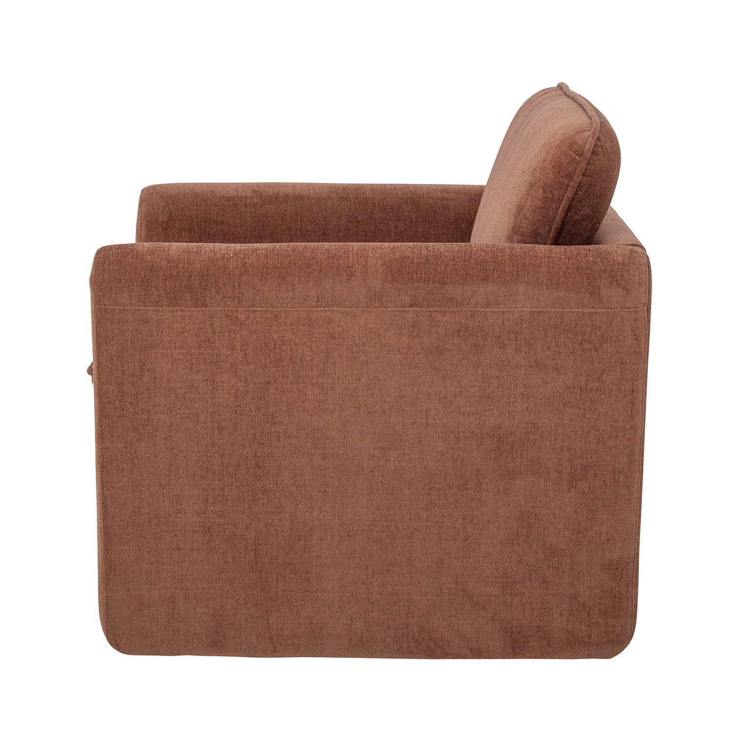 Paseo Lounge Stol, Brun, Polyester - L80xH70xW74 cm - BLOOMINGVILLE - DesignGaragen.dk