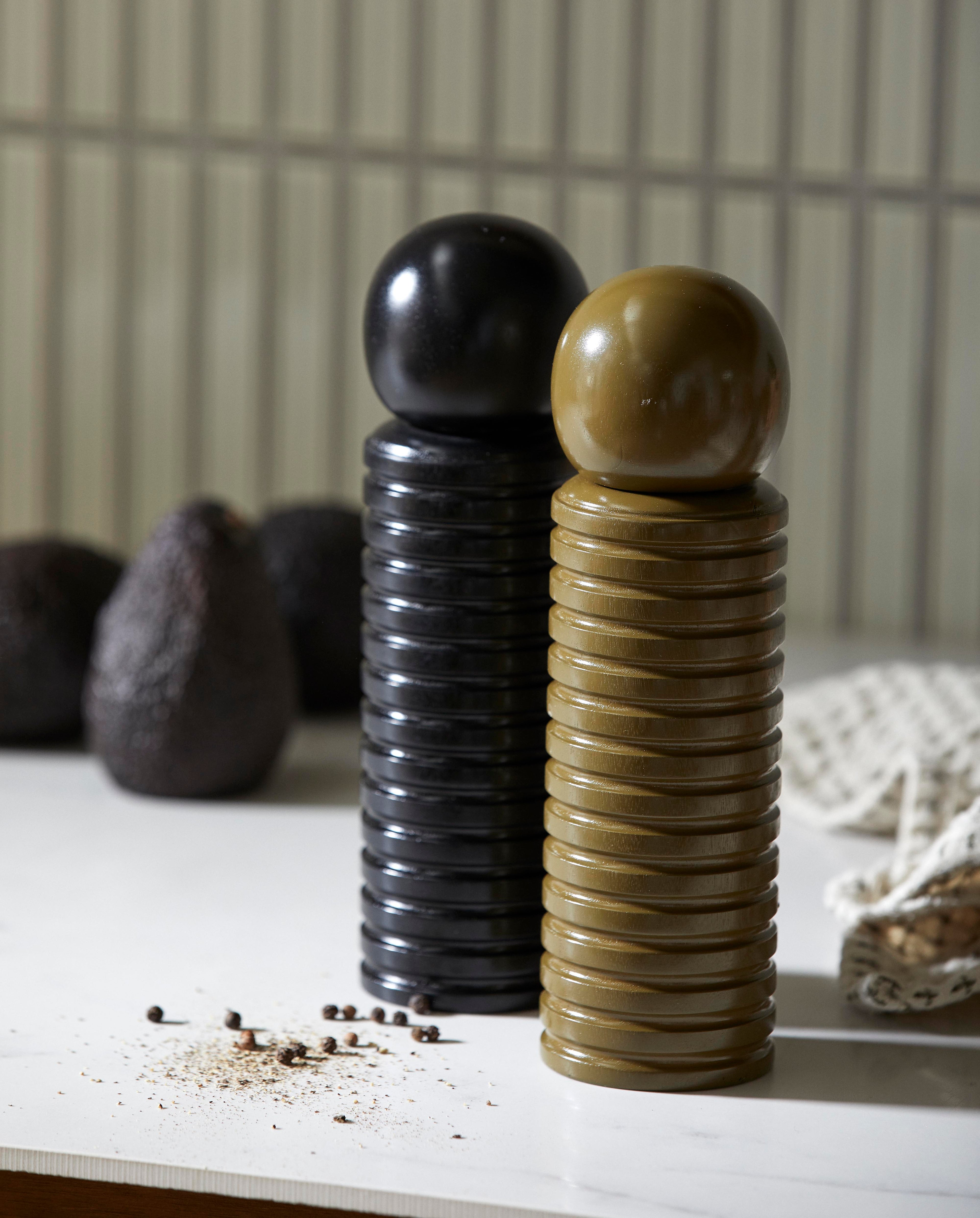 Ras Spice Guard, Acacie Wood - Svart