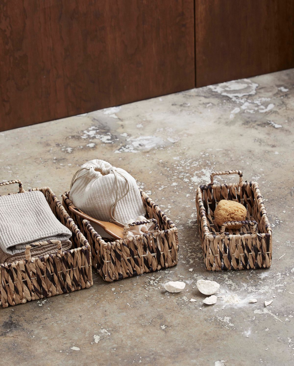 Colmar Storage Basket, sett m. 3 - Natur