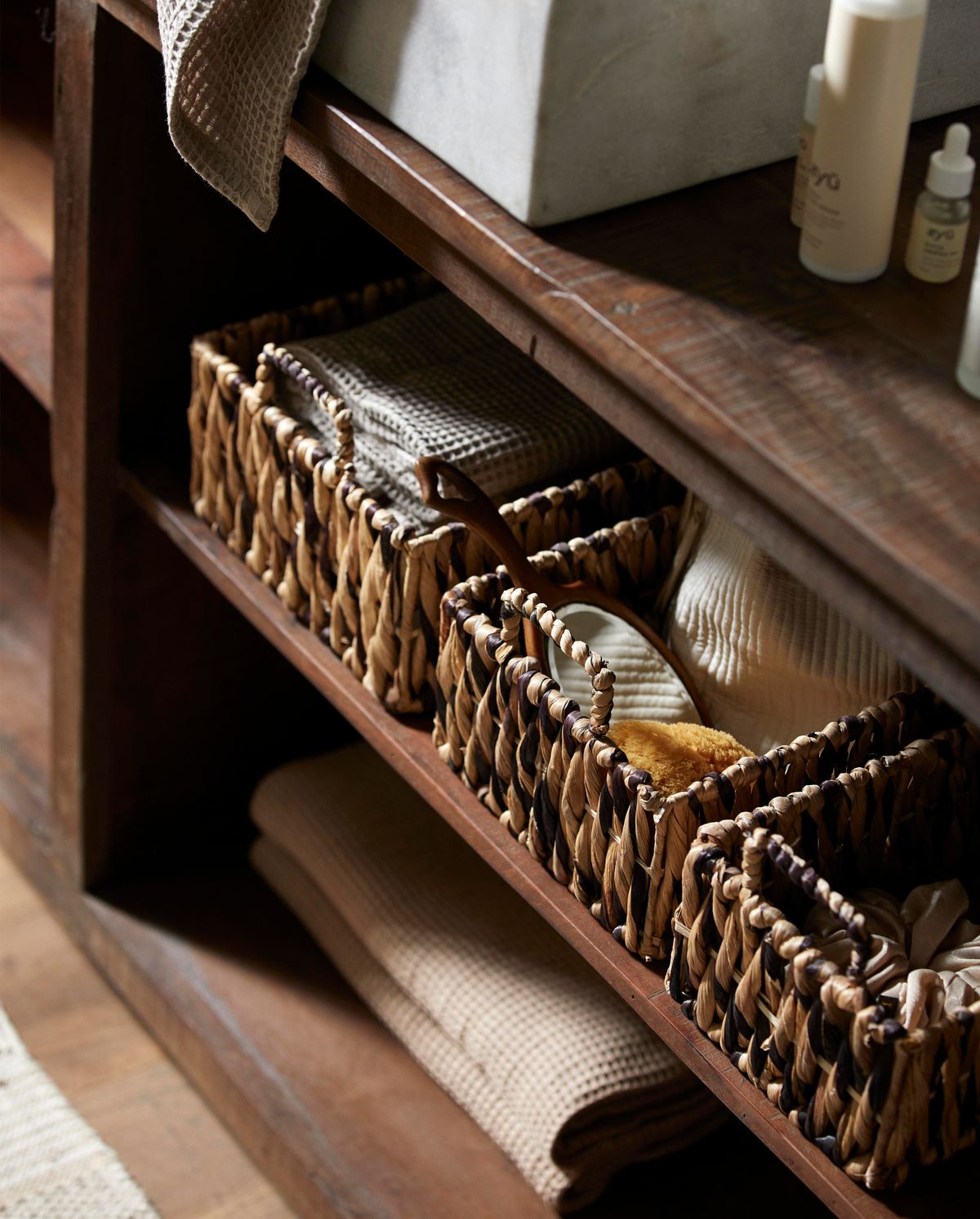 Colmar Storage Basket, sett m. 3 - Natur
