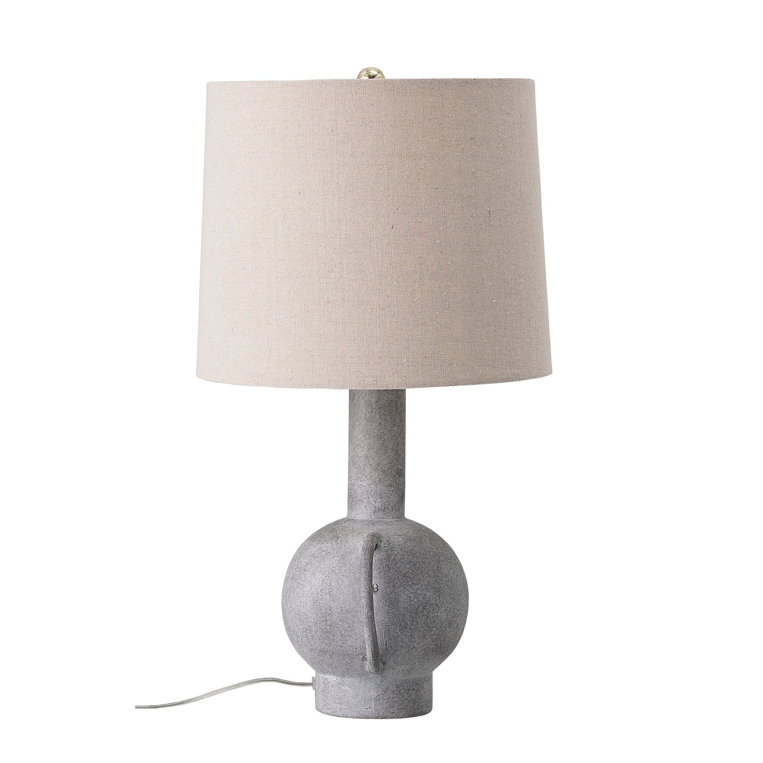 Bordlampe, Grå, Terrakotta - D30,5xH58,5 cm - BLOOMINGVILLE - DesignGaragen.dk