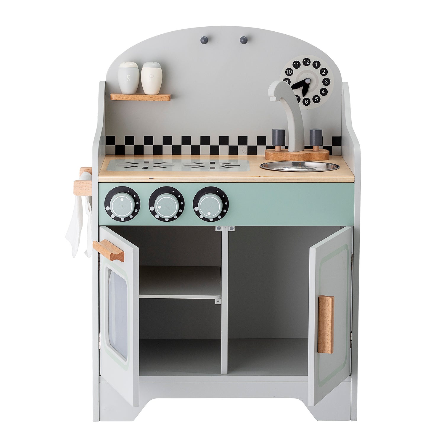 Halime Mini Komfur, Grå, MDF - L42,5xH58xW26 cm - BLOOMINGVILLE MINI - DesignGaragen.dk