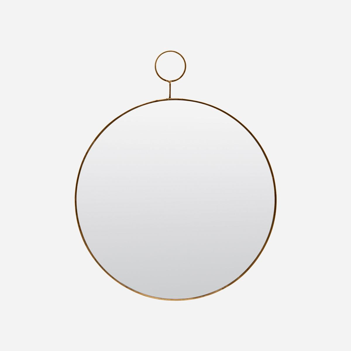 Spejl, HDThe Loop, Messing - House Doctor - DesignGaragen.dk