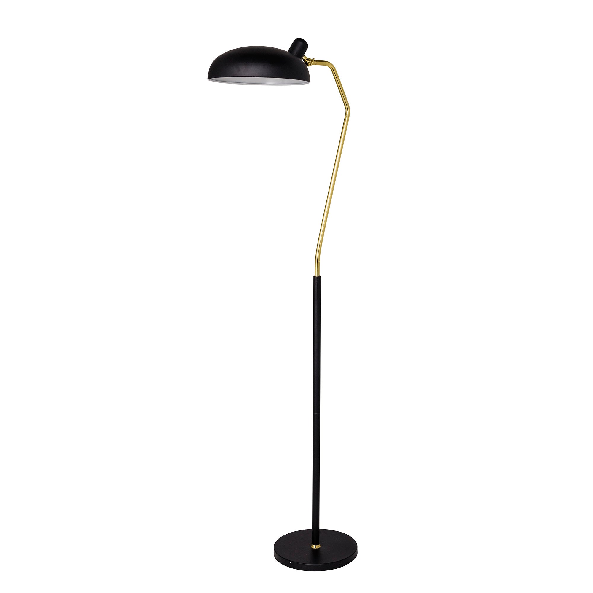 Roseanna Gulv Lampe, Sort, Metal - D28xH150 cm - BLOOMINGVILLE - DesignGaragen.dk
