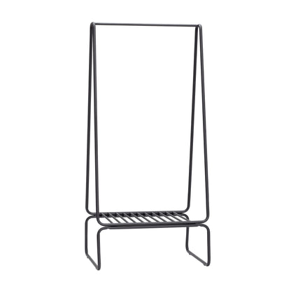 Bruk klær rack liten svart - 60x72xh157cm