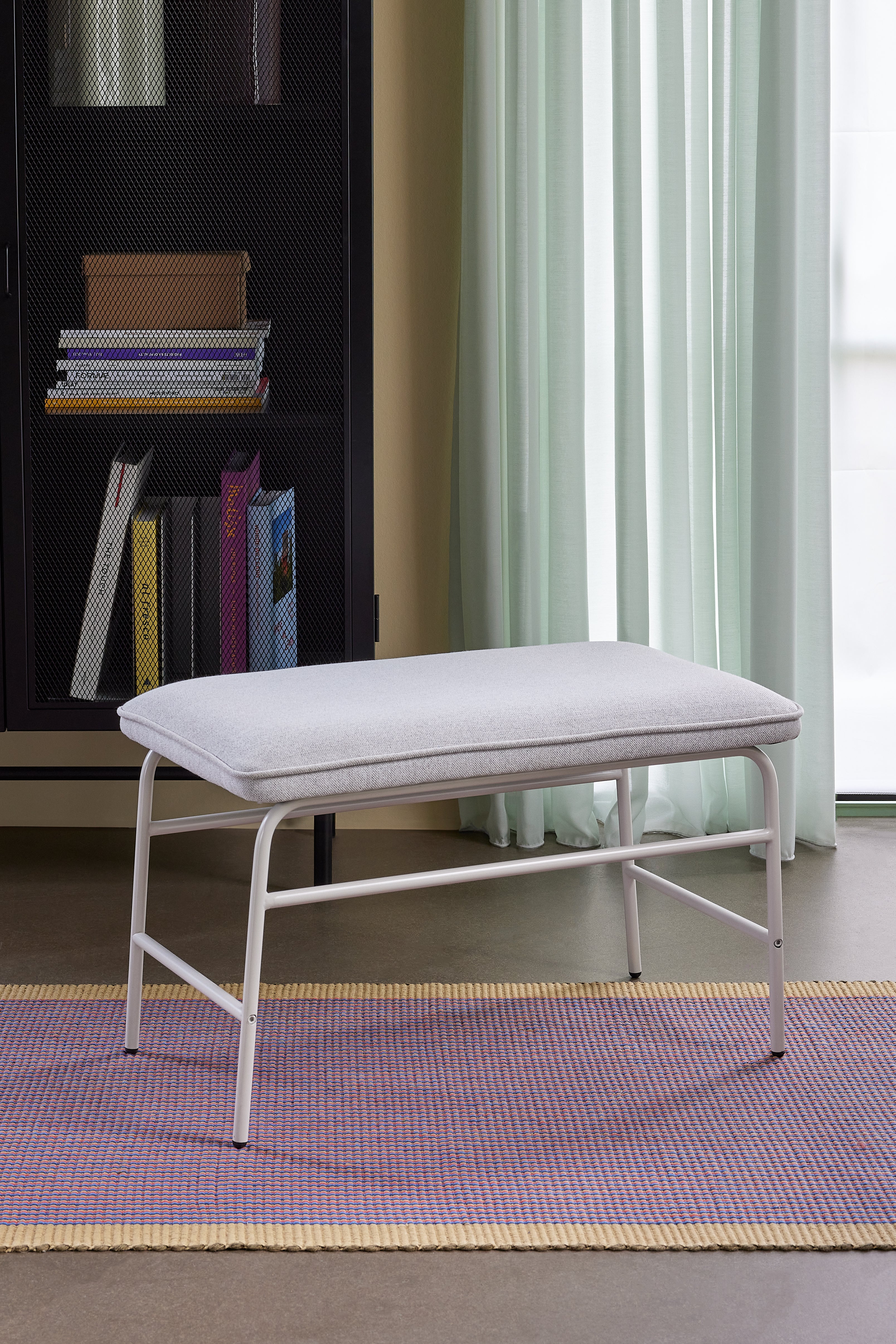 Hübsch Mist Bench Grey