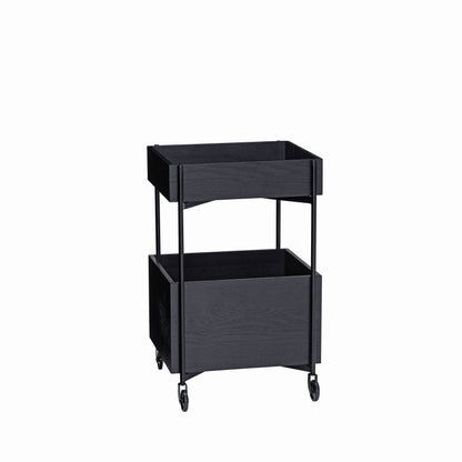 Fersk rullebord svart - 42x41xh68cm