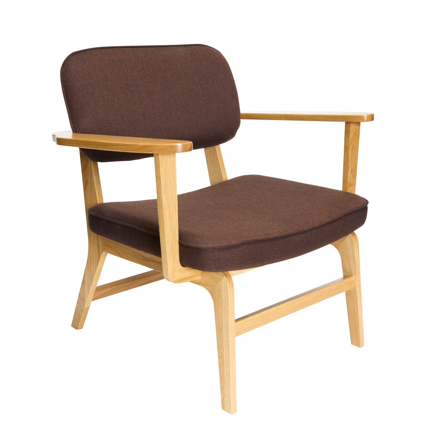 Haze Lounge stol Mørk brun - 80x64xh71cm