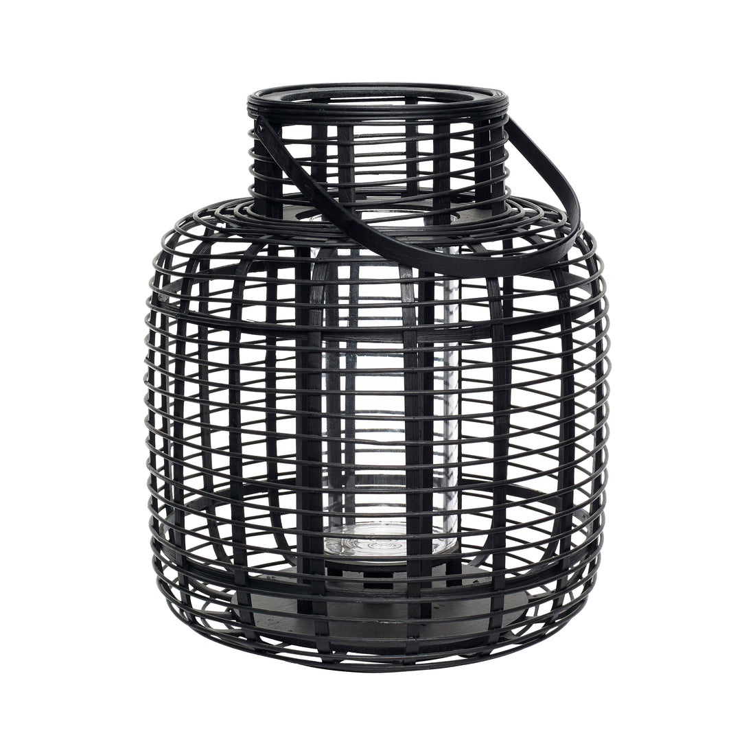 Hübsch Reservoir Lanterns Black (sett med 2)