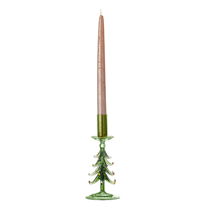 Bloomingville Brant lysestake, grønt, glass