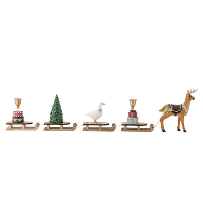 Bloomingville Dasher Deko, Green, Polyresin