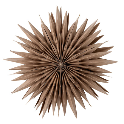 Bloomingville Elijas stjerne m/lys, brun, FSC® -blanding, papir