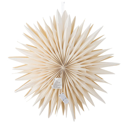 Bloomingville Elijas stjerne m/lett, hvitt, FSC® -blanding, papir