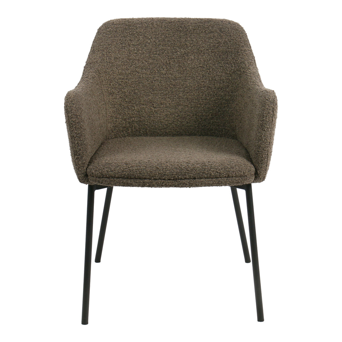 Melilla spisebordstol - Spisebordstol, Bouclé, Brown, Black Ben HN1064