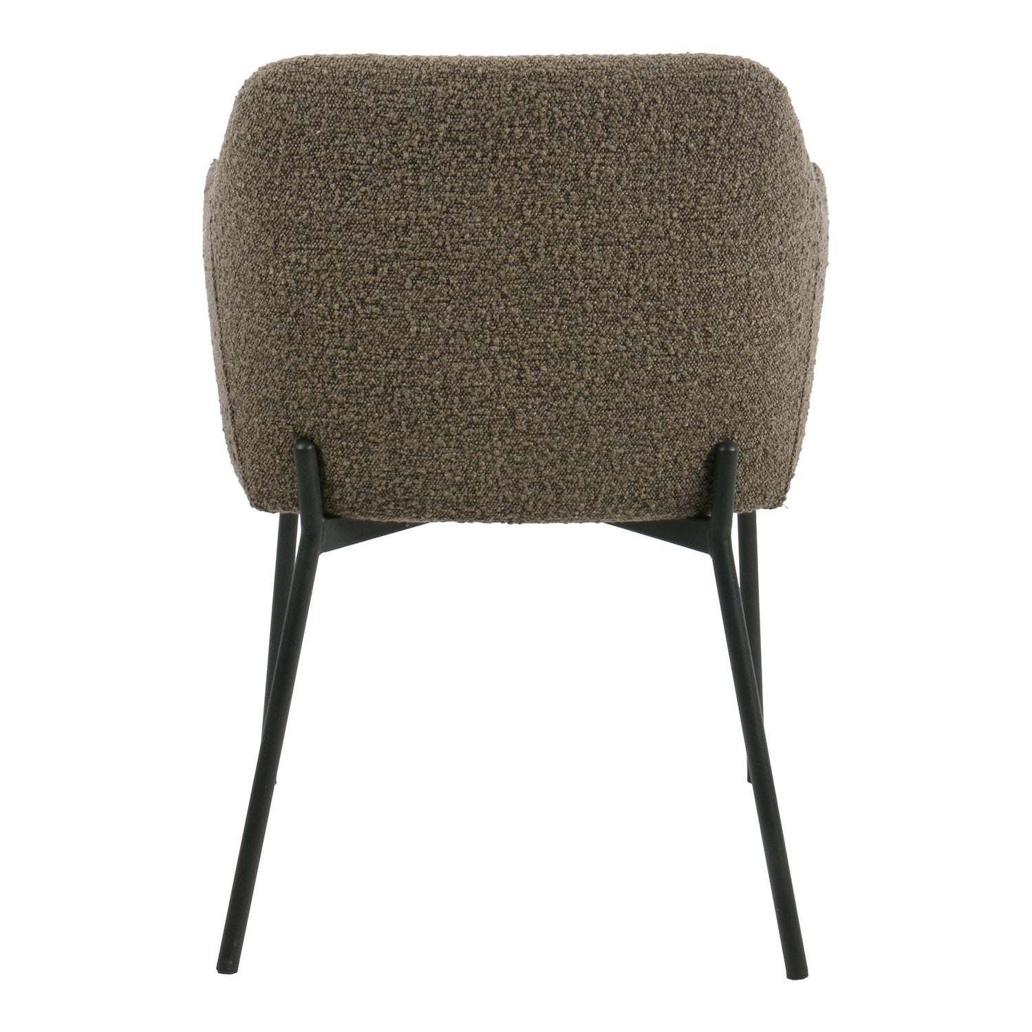 Melilla spisebordstol - Spisebordstol, Bouclé, Brown, Black Ben HN1064