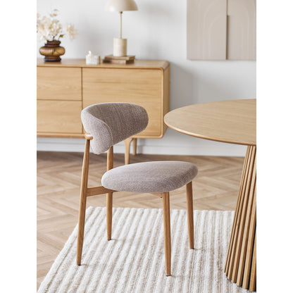 Levanto Spisestuestol - Spisestuestol, sand, ben i trelook, eik HN1302