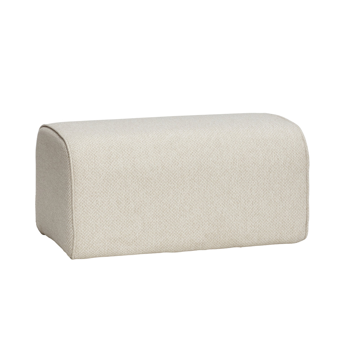 Pretty - Pouf, stoff, beige - 50x81xh40cm