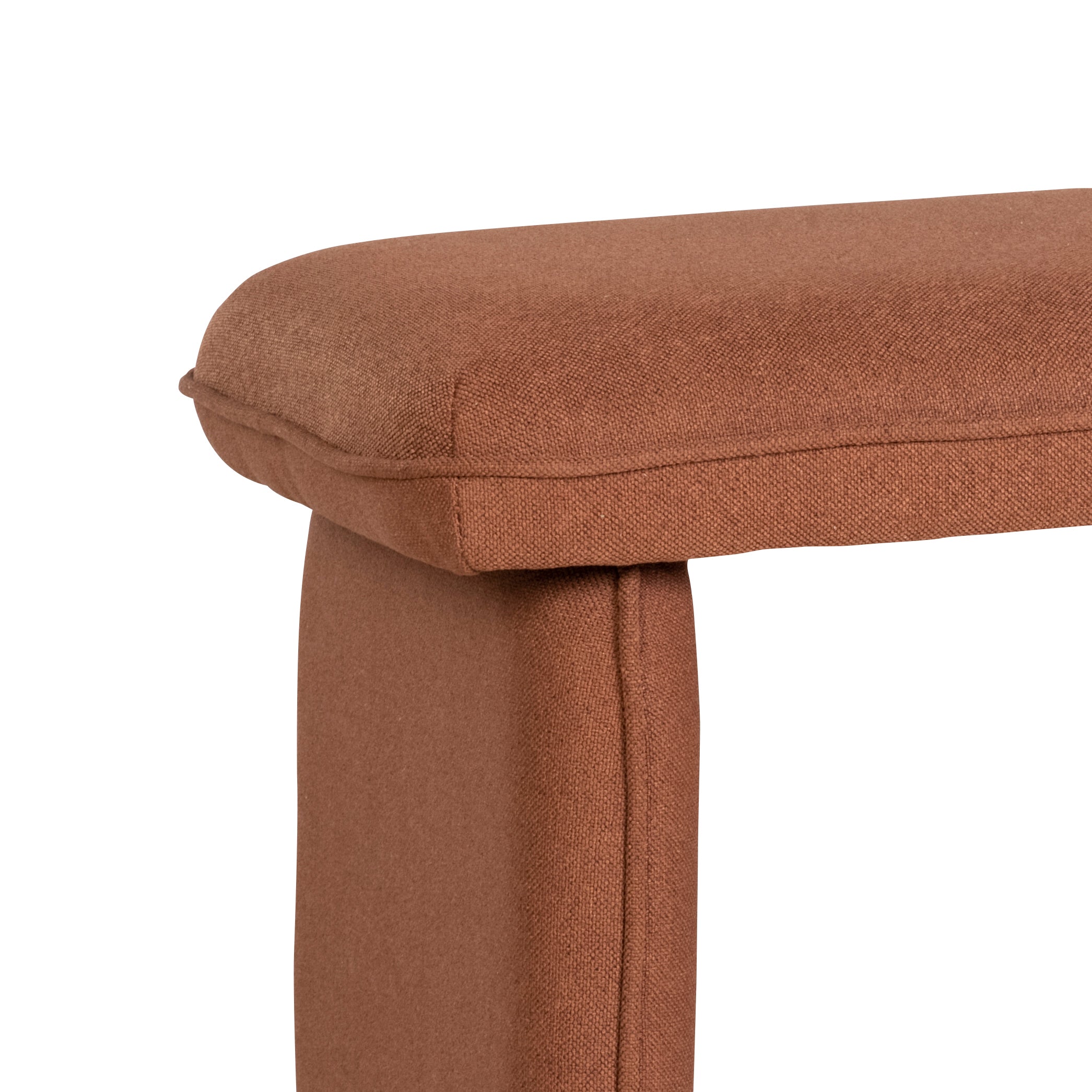 Hübsch Mellow Bench Reddish -Brown