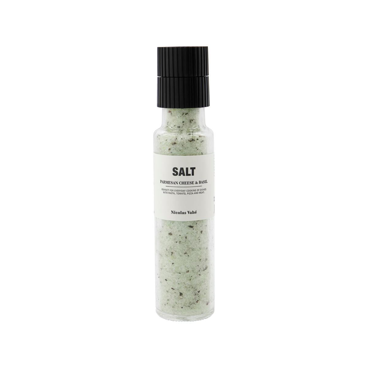 Salt, parmesan og basilikum