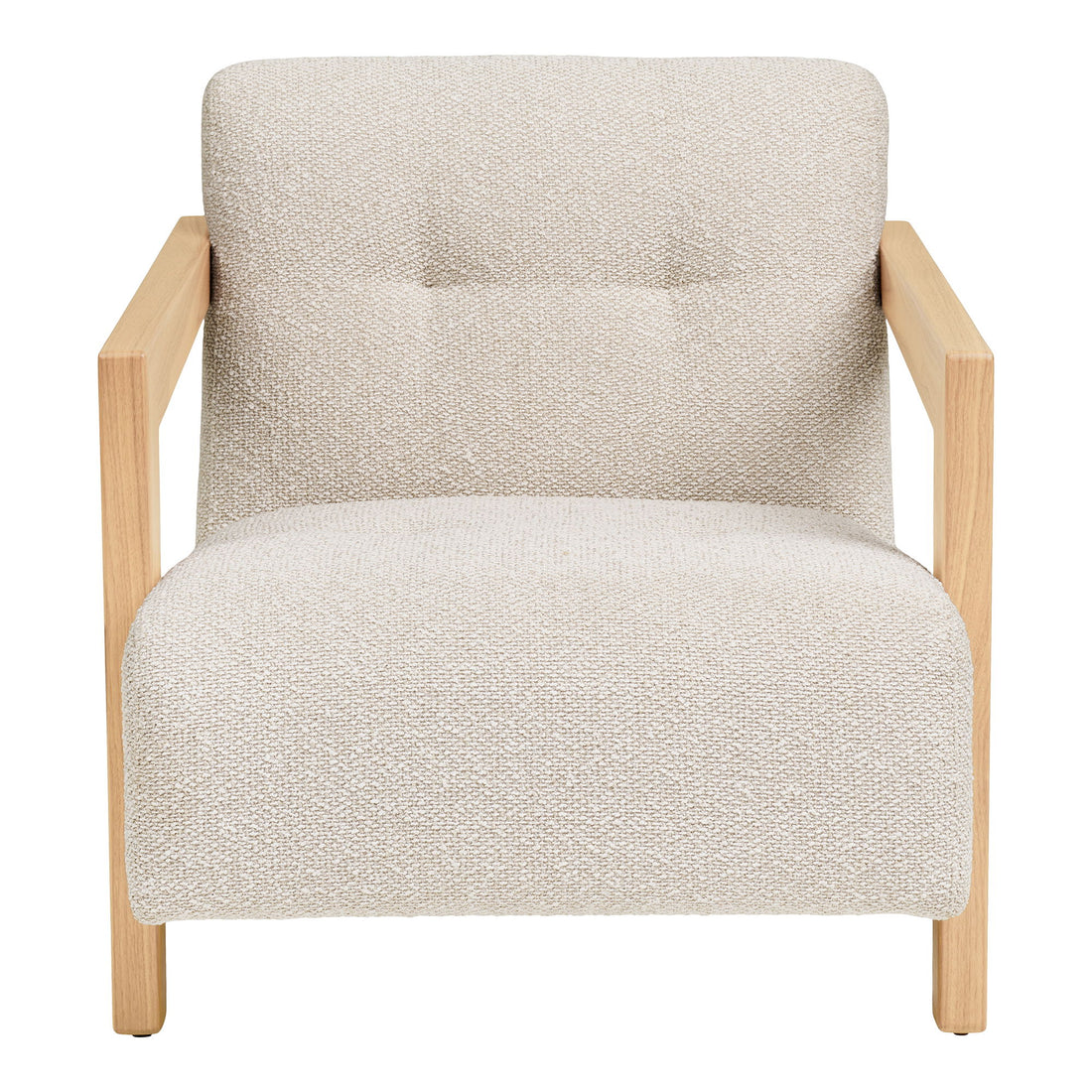Caracas Lounge stol - Lounge stol med armlener, eik, beige HN1321