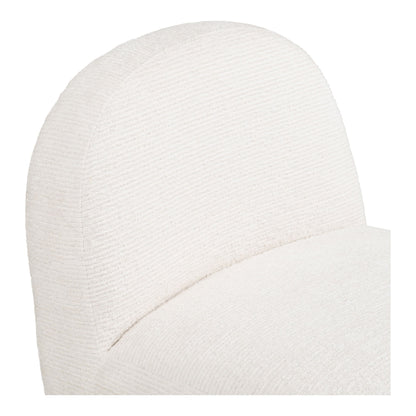 Milo Lounge Chair - Lounge Chair with Swivel Function, Off White HN1081