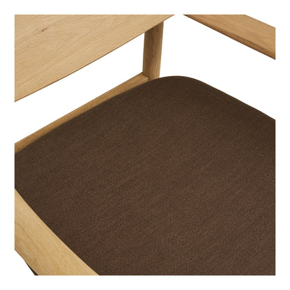 Olvera Set - Lounge Chair and Footstool, Nature/Brown HN1084