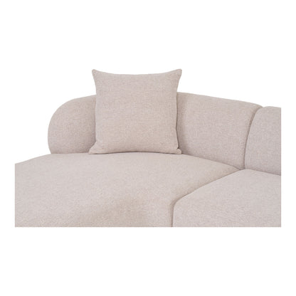 Sofa med 2 puter, venstre -wing, natur, hn1295