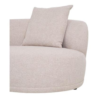 Sofa med 2 puter, venstre -wing, natur, hn1295