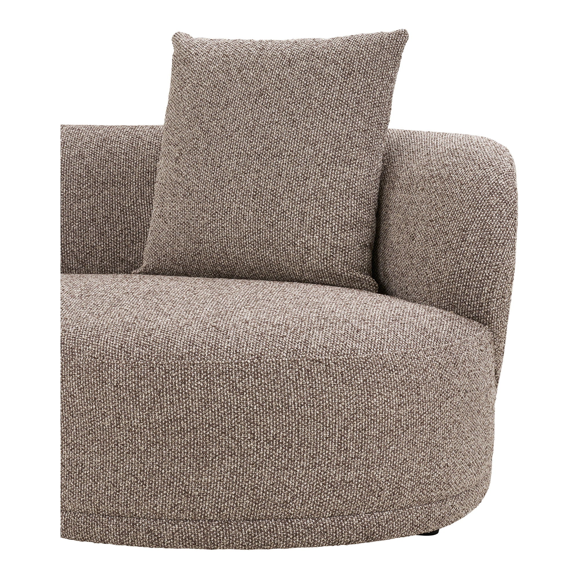 Kingston Lounge Sofa med 2 puter, venstrevendt, brun