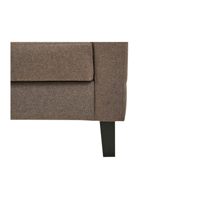 Milton Sofa Bed - Sofa Bed With Storage, Brown, Black Legs HN1089