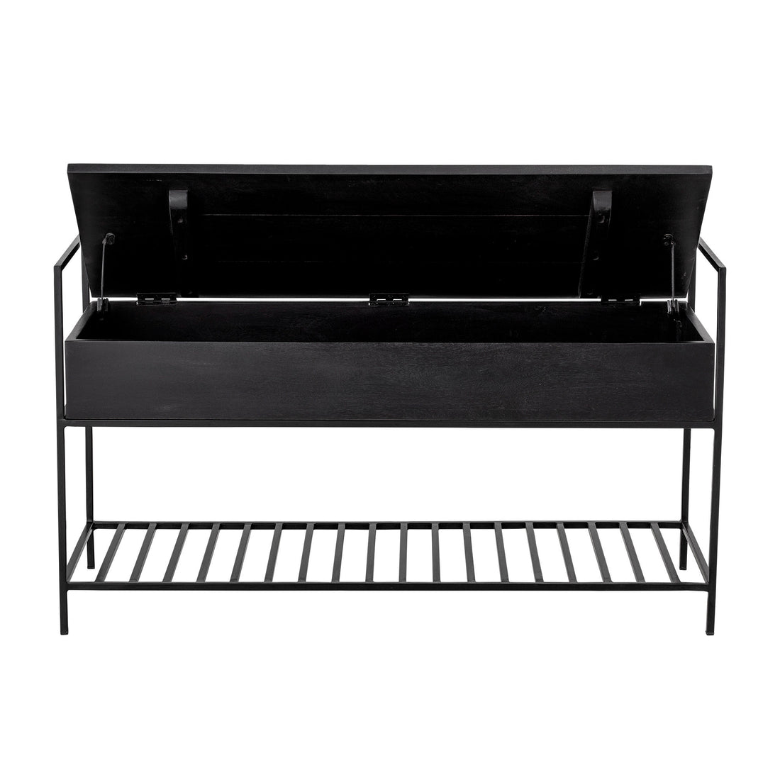 Bloomingville Abelone Bench, Black, FSC 100%® Mango