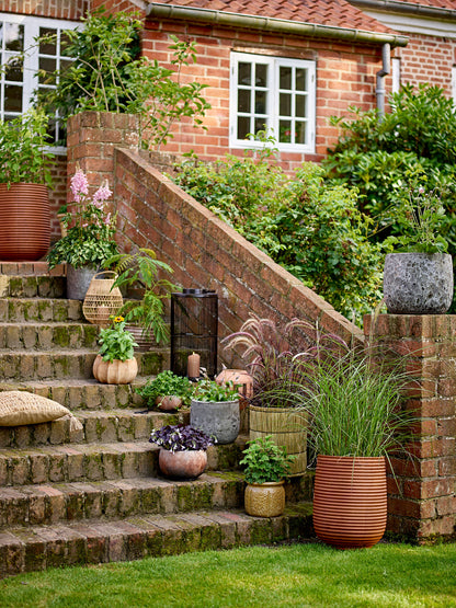 Bloomingville Marko Herbal Potted Hjules, Gray, Terracotta