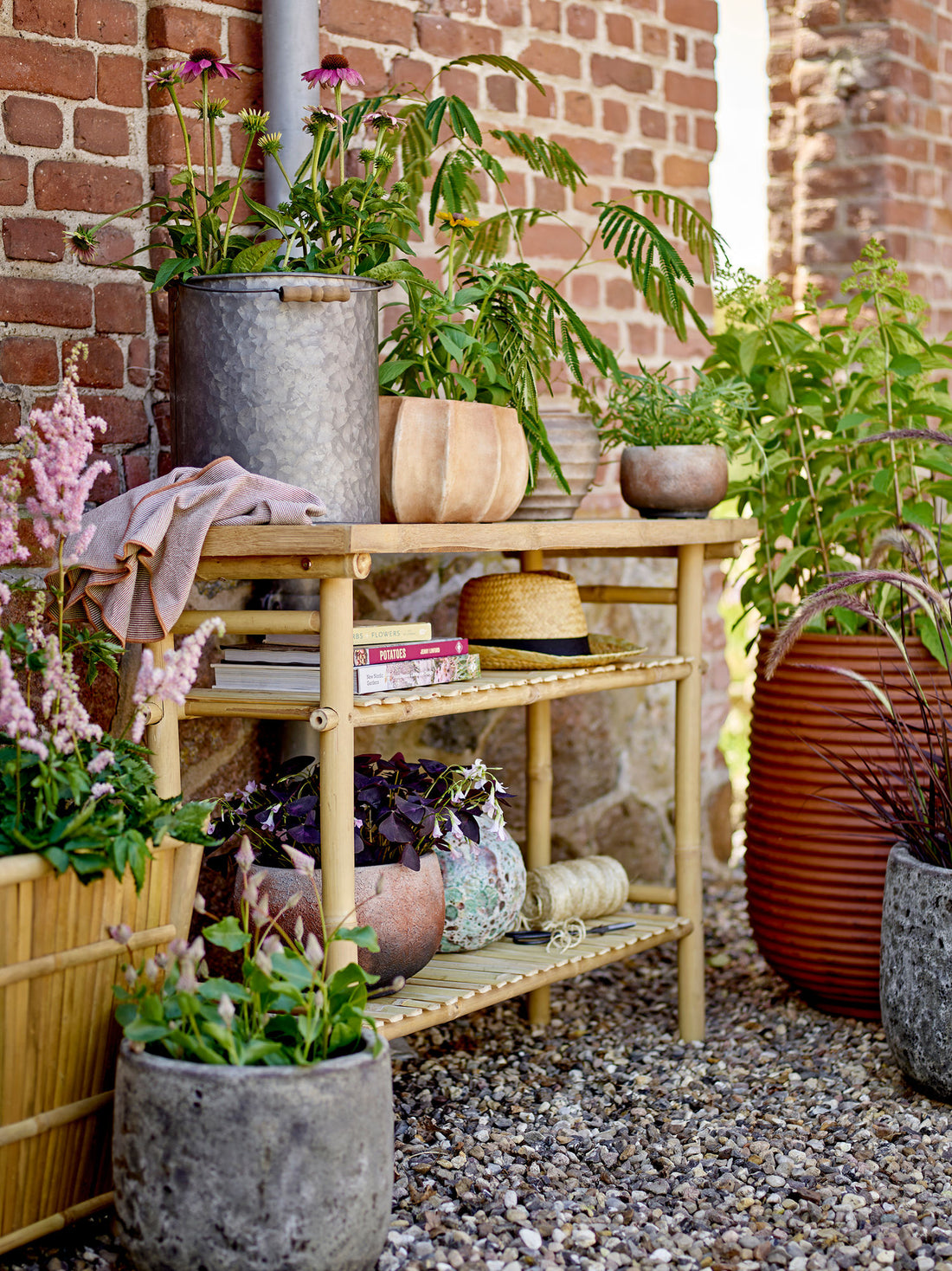 Bloomingville Mesola Herbal Potty Potted, Brown, Magnesia