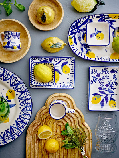 Kreativ samling limone deko, gult, glass