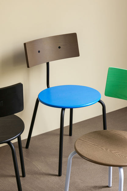 Hübsch Koi Dining Chair Blue/Brown/Black