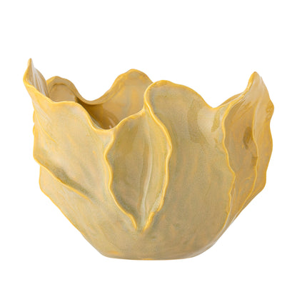 Bloomingville Bastien Bowl, gul, steingods