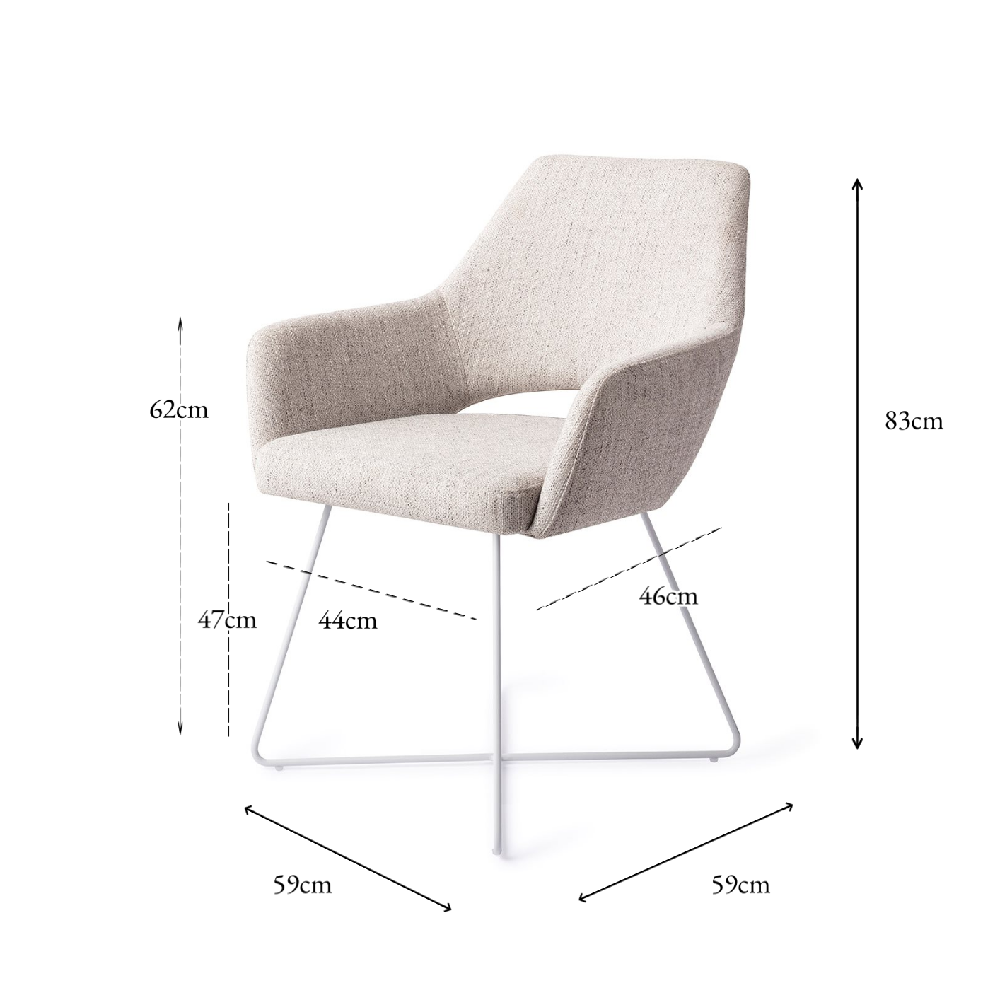 Yanai Dining Chair Pigeon