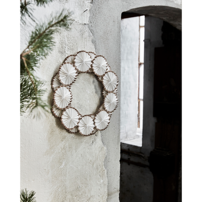 House Doctor - Wreath, HDRosette, off-white