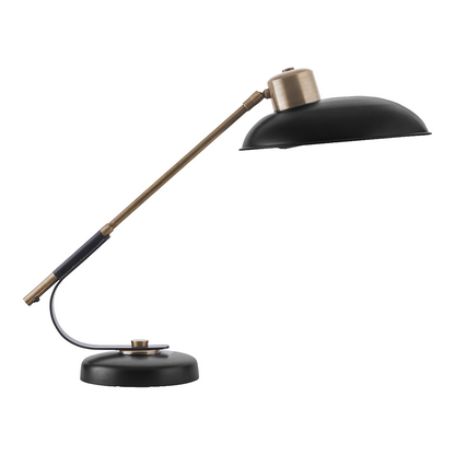 Bordlampe, hdart deco, svart