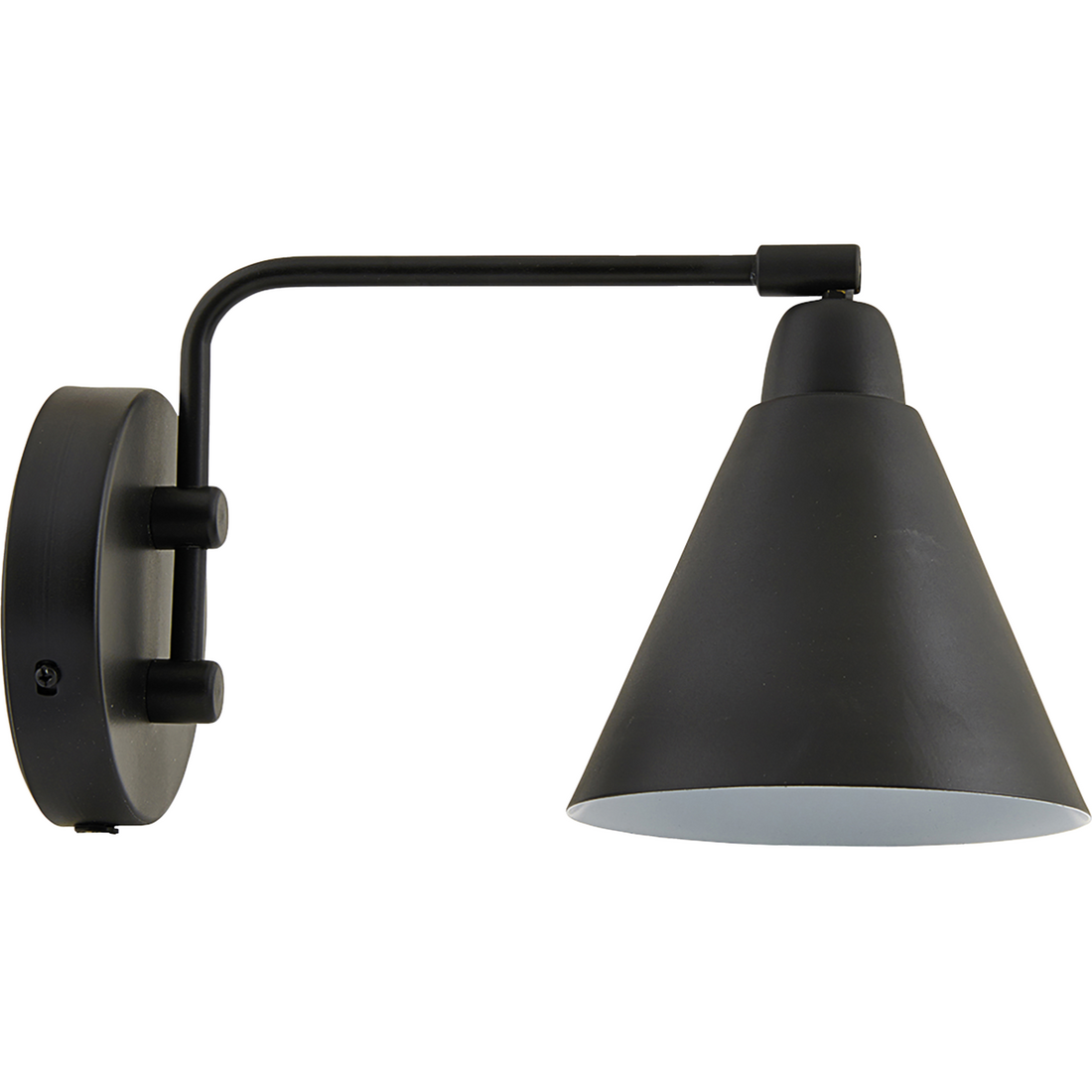 Vegglampe, hdgame, svart