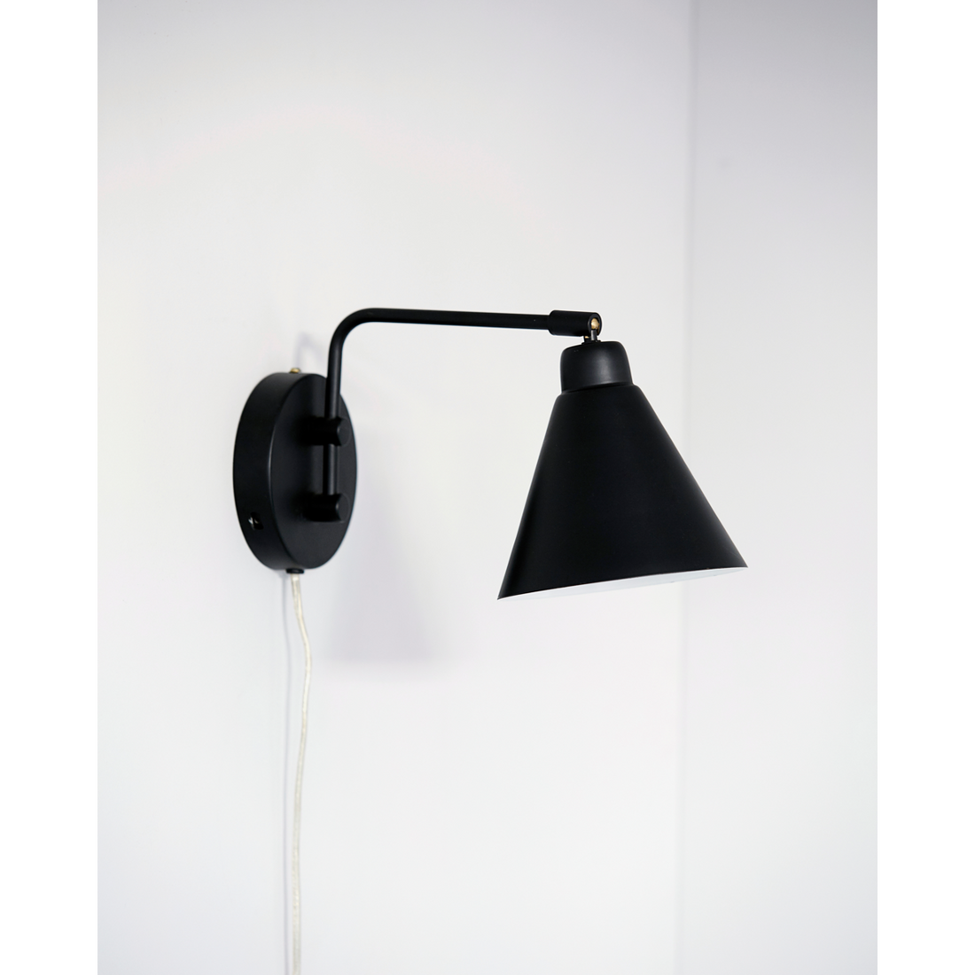 Vegglampe, hdgame, svart