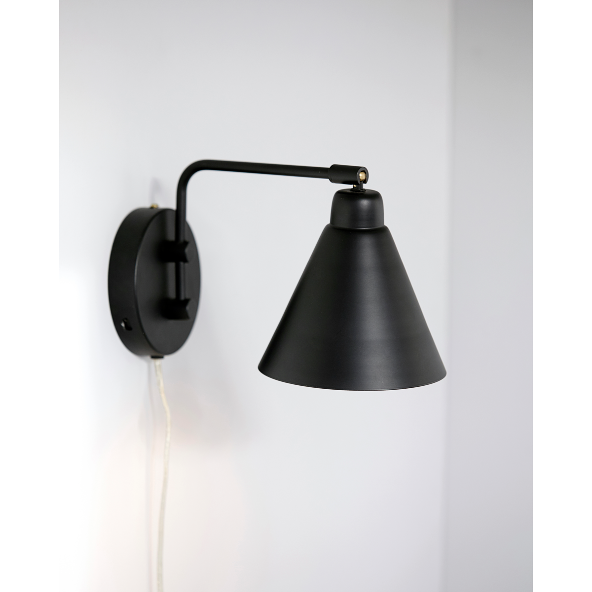 Vegglampe, hdgame, svart