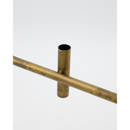 Candlestick, hdmaxi, antikk messingfinish