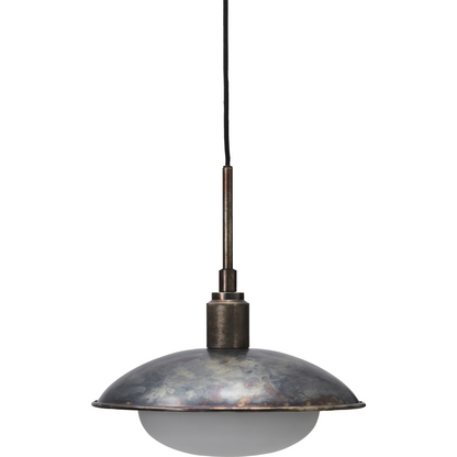 Lampe, hdboston, antikkbrun