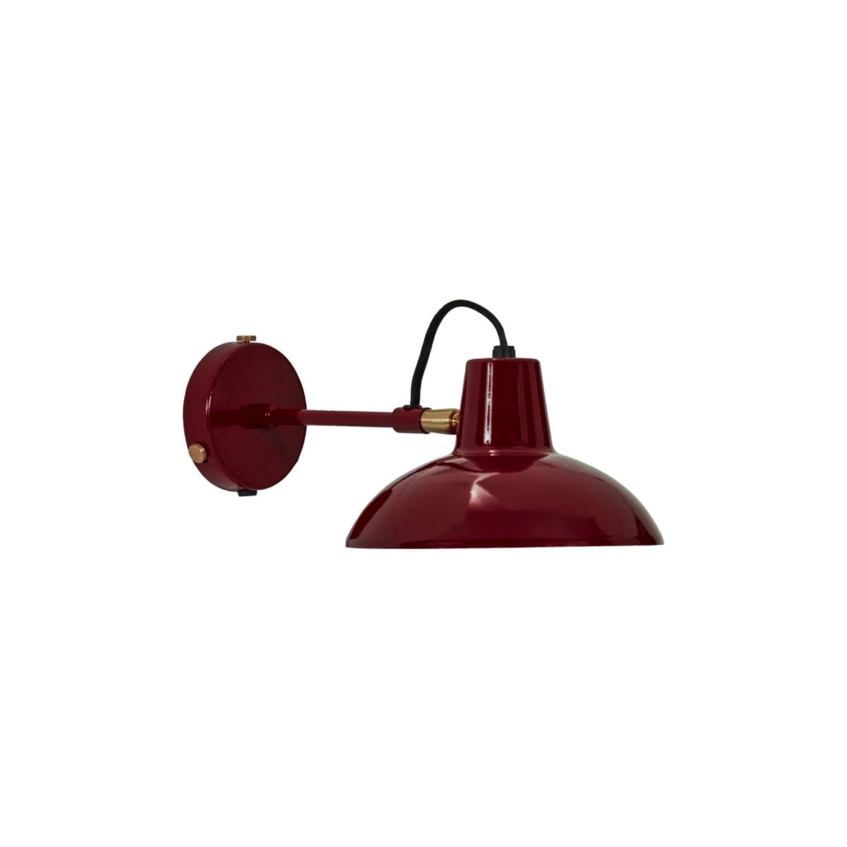 Vegglampe, hddesk, rød