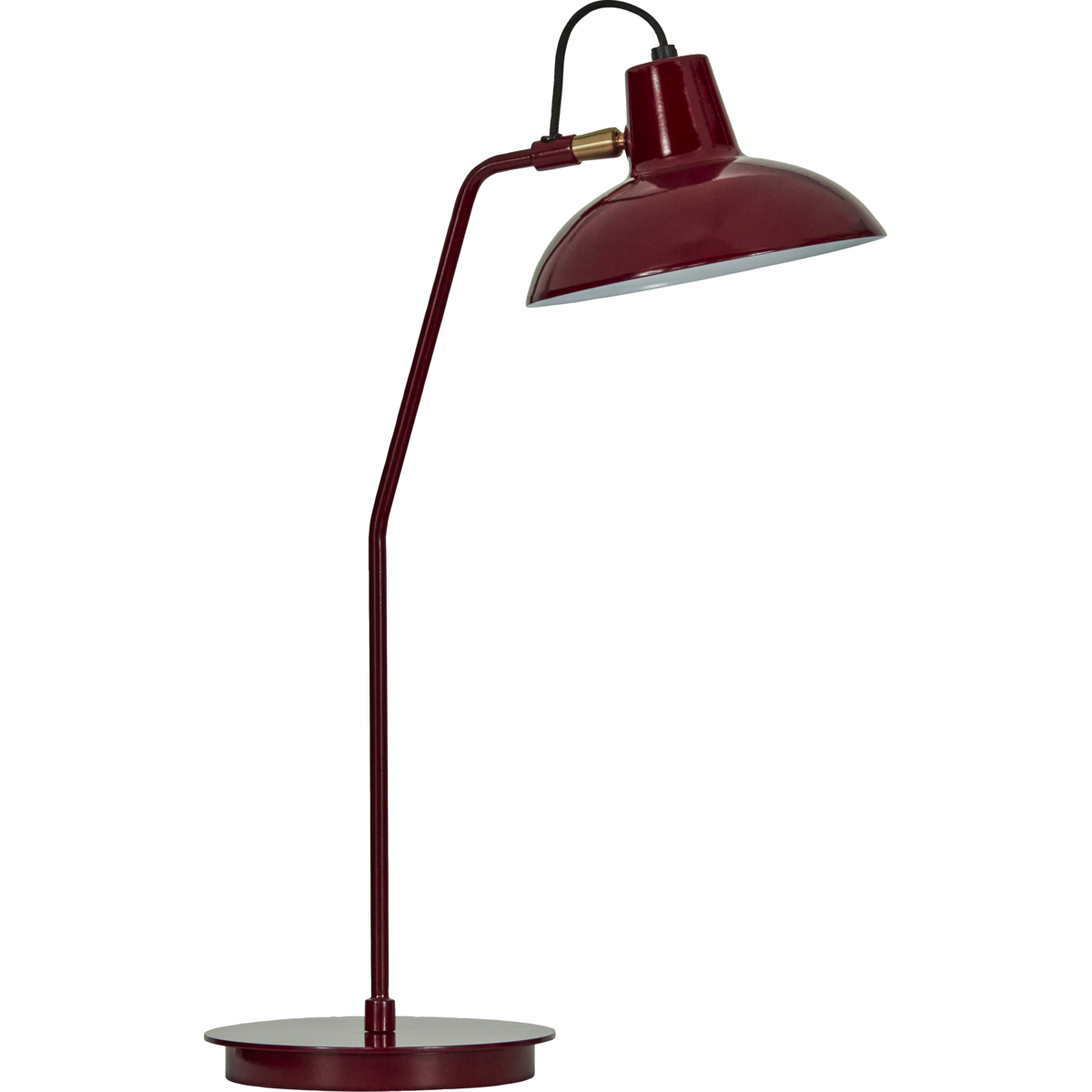 Bordlampe, hddesk, rød