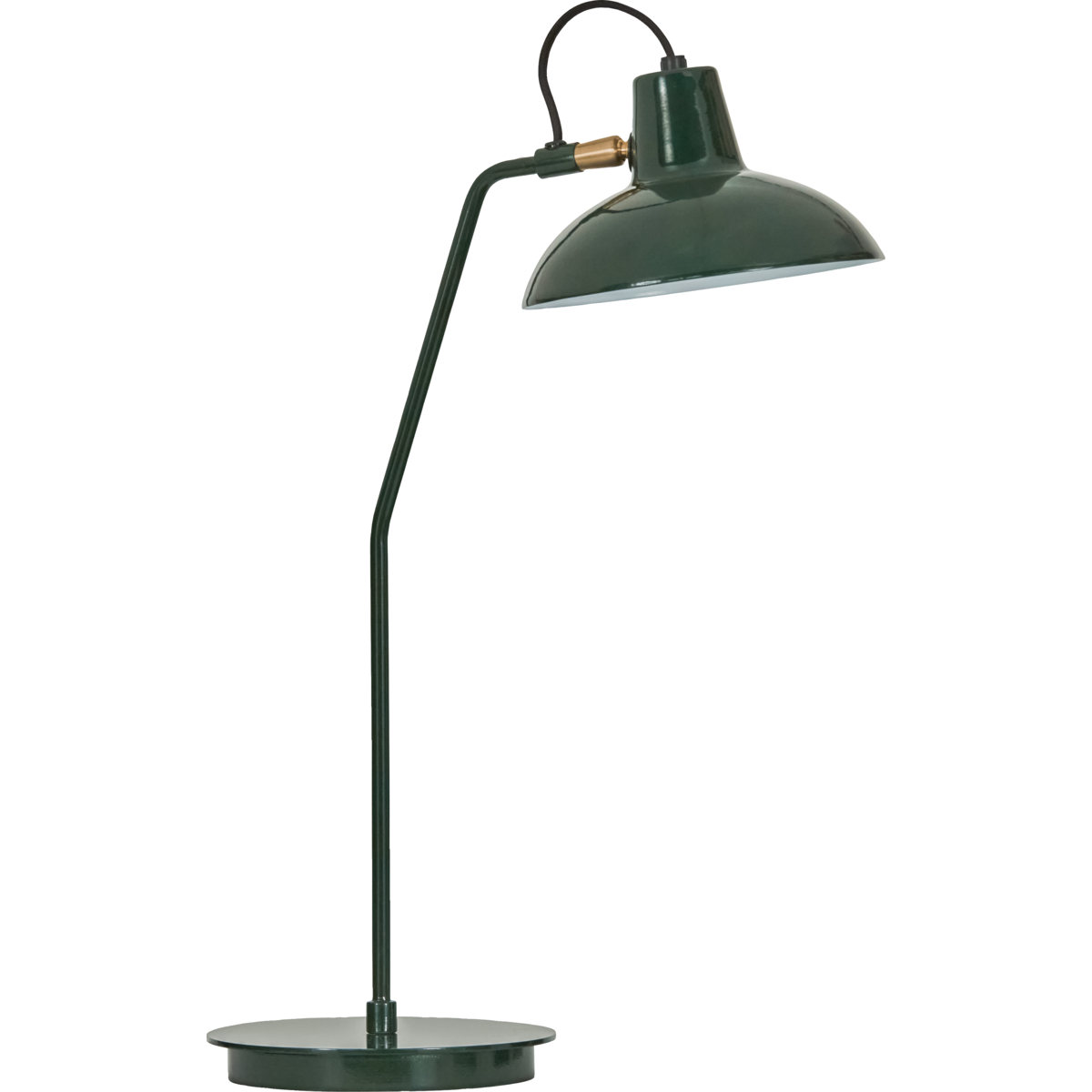 Bordlampe, hddesk, grønn