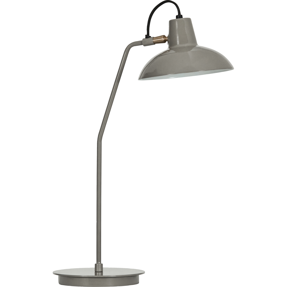 Bordlampe, hddesk, grå