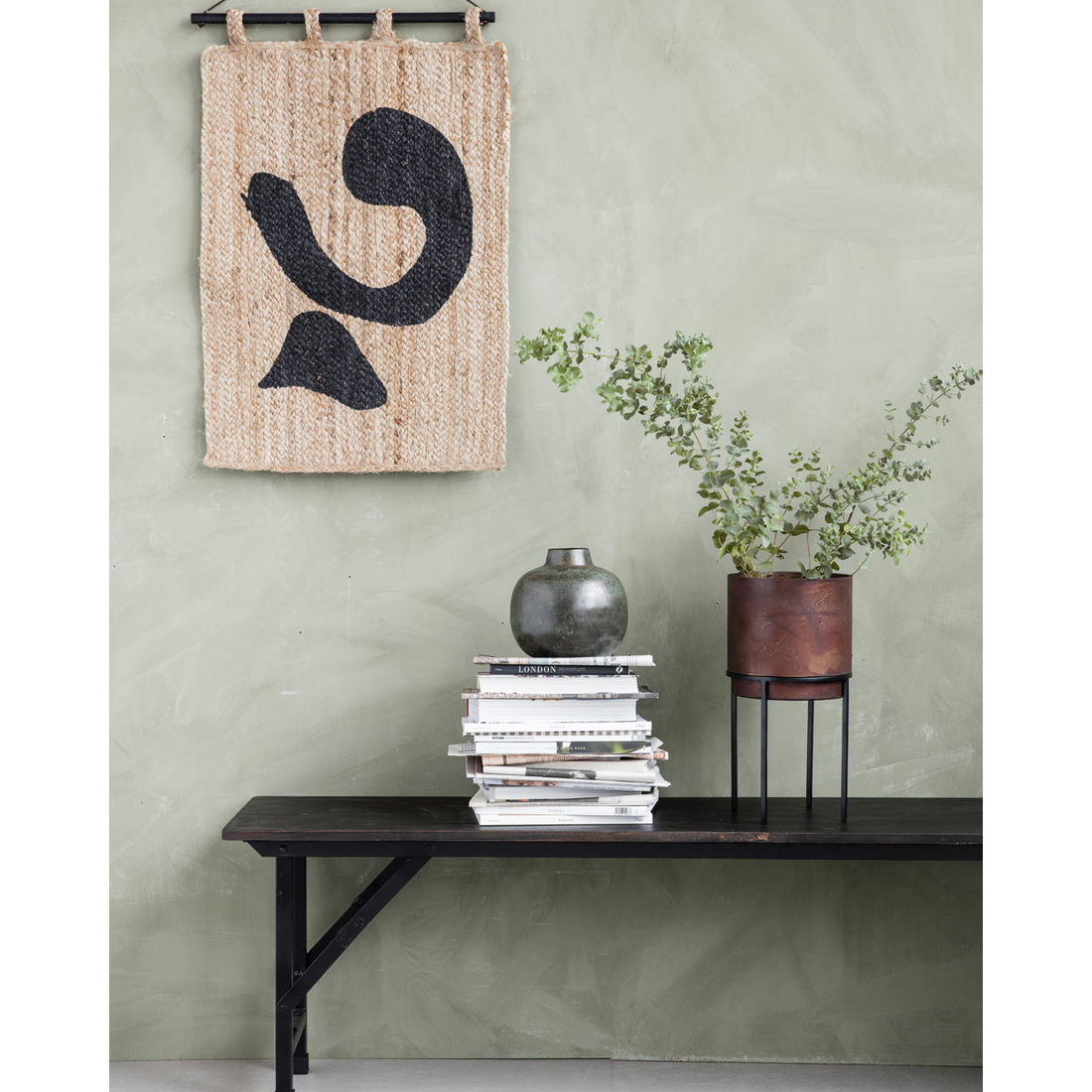 Benk, hdparty, svart