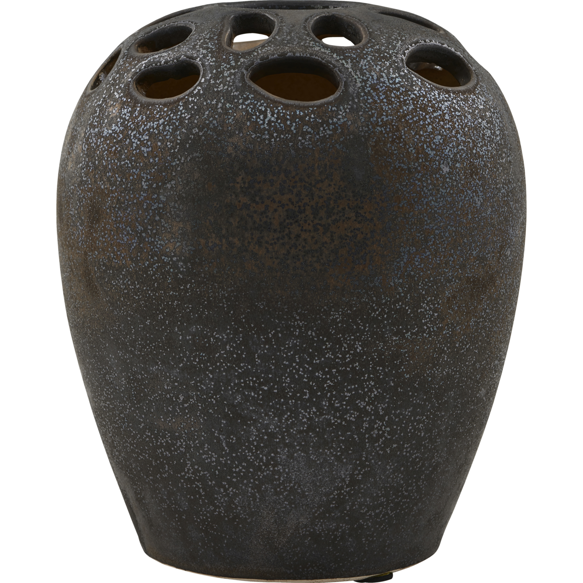 Vase, hdvarios, svart -farget